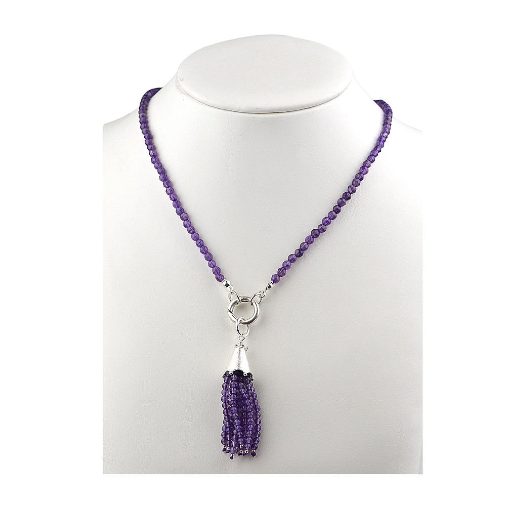 Modulkette Amethyst facettiert, 45cm | Schreier Edelsteine, Heilsteine & Schmuck