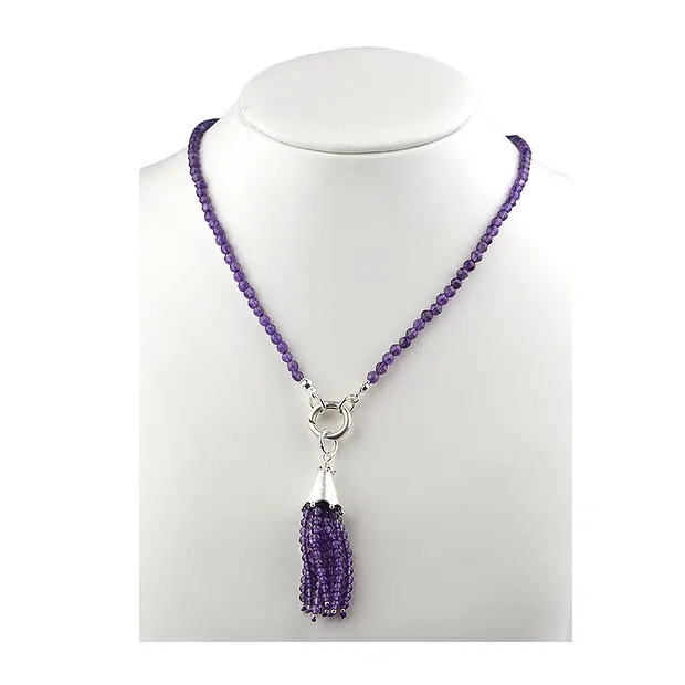 Modulkette Amethyst facettiert, 45cm | Schreier Edelsteine, Heilsteine & Schmuck