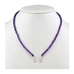 241005120001 Modulkette Amethyst facettiert, 45cm | Schreier Edelsteine, Heilsteine & Schmuck