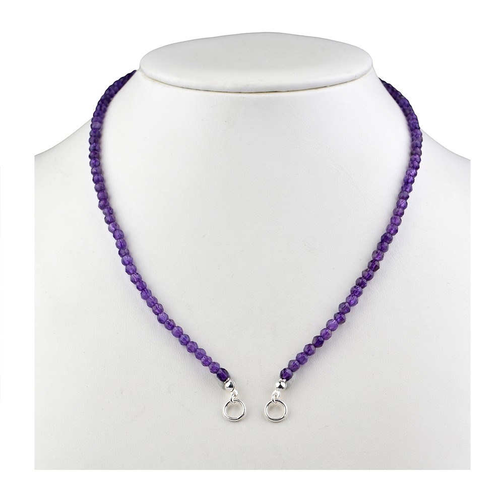 Modulkette Amethyst facettiert, 45cm | Schreier Edelsteine, Heilsteine & Schmuck