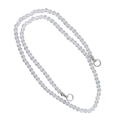 241005120003 Chaîne modulaire Cristal de roche 4mm/45cm avec anneaux terminaux | Marco Schreier