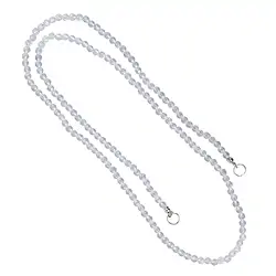 241005120004 Modulkette 4mm/70 cm Bergkristall mit zwei 925 Silber Endringen | Marco Schreier