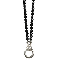 241005120006 Modulkette Onyx (gef.) mit zwei Endringen, 70cm | Marco Schreier