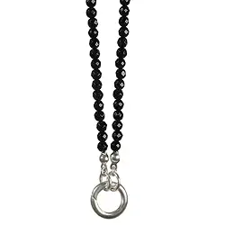 241005120006 Modulkette Onyx (gef.) mit zwei Endringen, 70cm | Marco Schreier