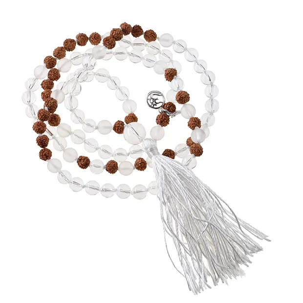 Edelstein-Mala Bergkristall (Klarheit) | Edelsteine, Heilsteine & Schmuck-Handel
