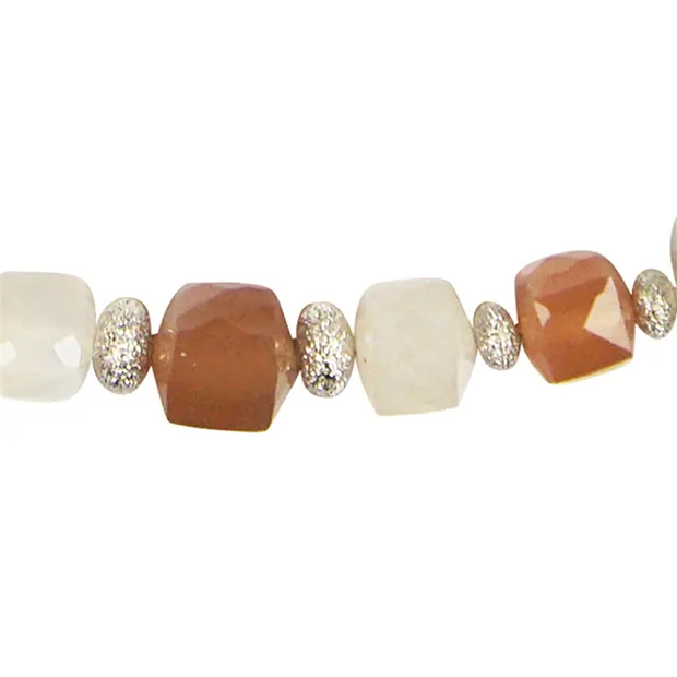 Piedra de luna collar, cuentas | piedras preciosas, piedras curativas y joyería