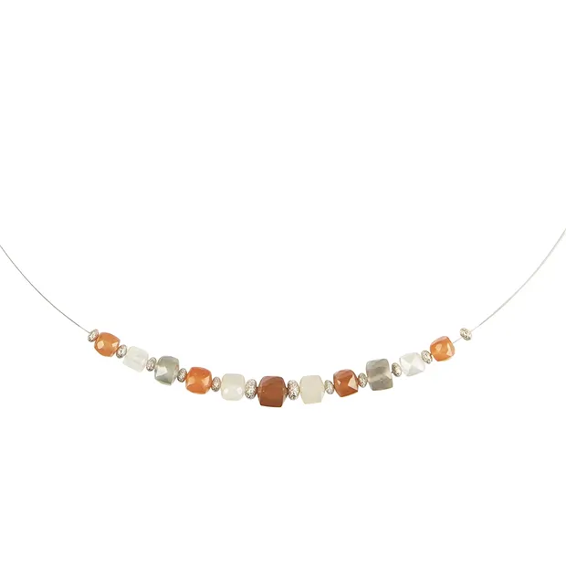 Collier Mondstein, Kugeln | Schreier Großhandel Edelsteine, Heilsteine & Schmuck
