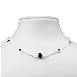 241005190027 Collar de espinela (negra), 40-50cm | Marco Schreier
