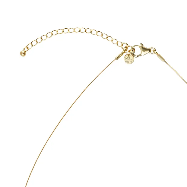Atelier necklace shell beads 12mm, gold-plated | gems, healing stones & jewelry