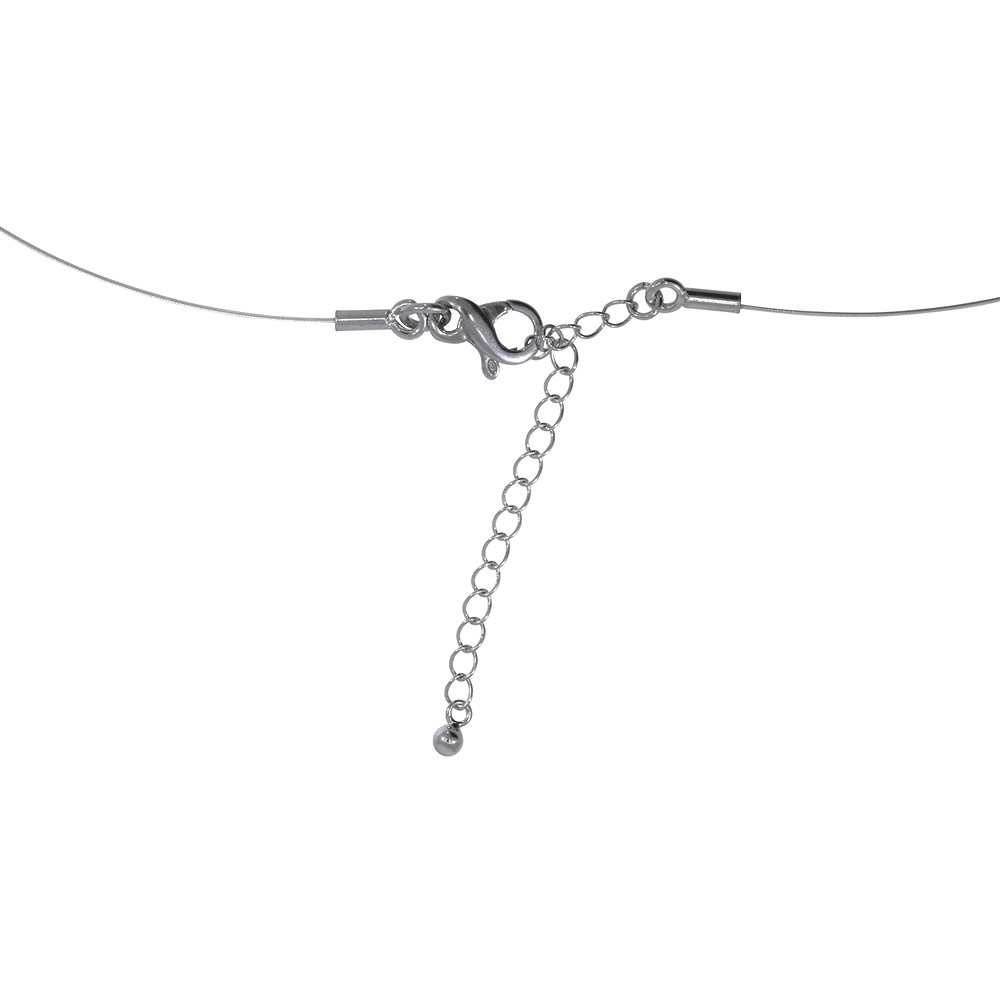 Collier Amazonite, Boutons, rhodié, Chaîne d'extension | Marco Schreier