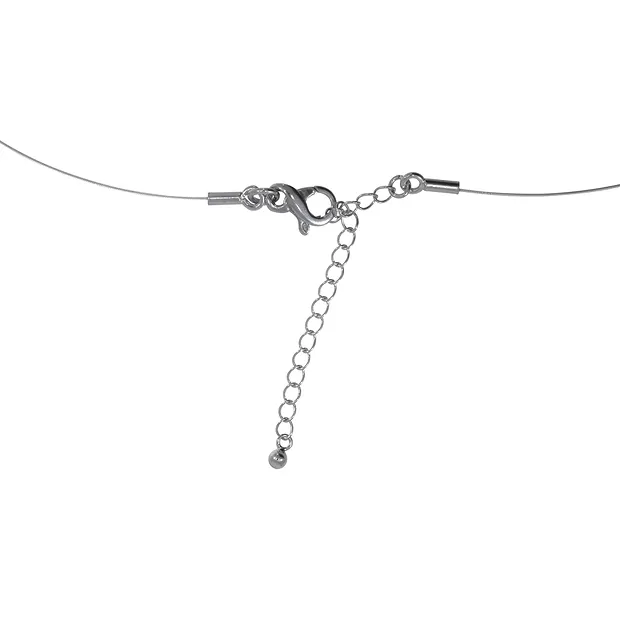 Amazonite necklace, buttons, rhodiniert, extension chain | Marco Schreier