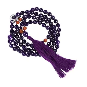 Gemstone mala Amethyst (Sahasrara; crown chakra) | Marco Schreier