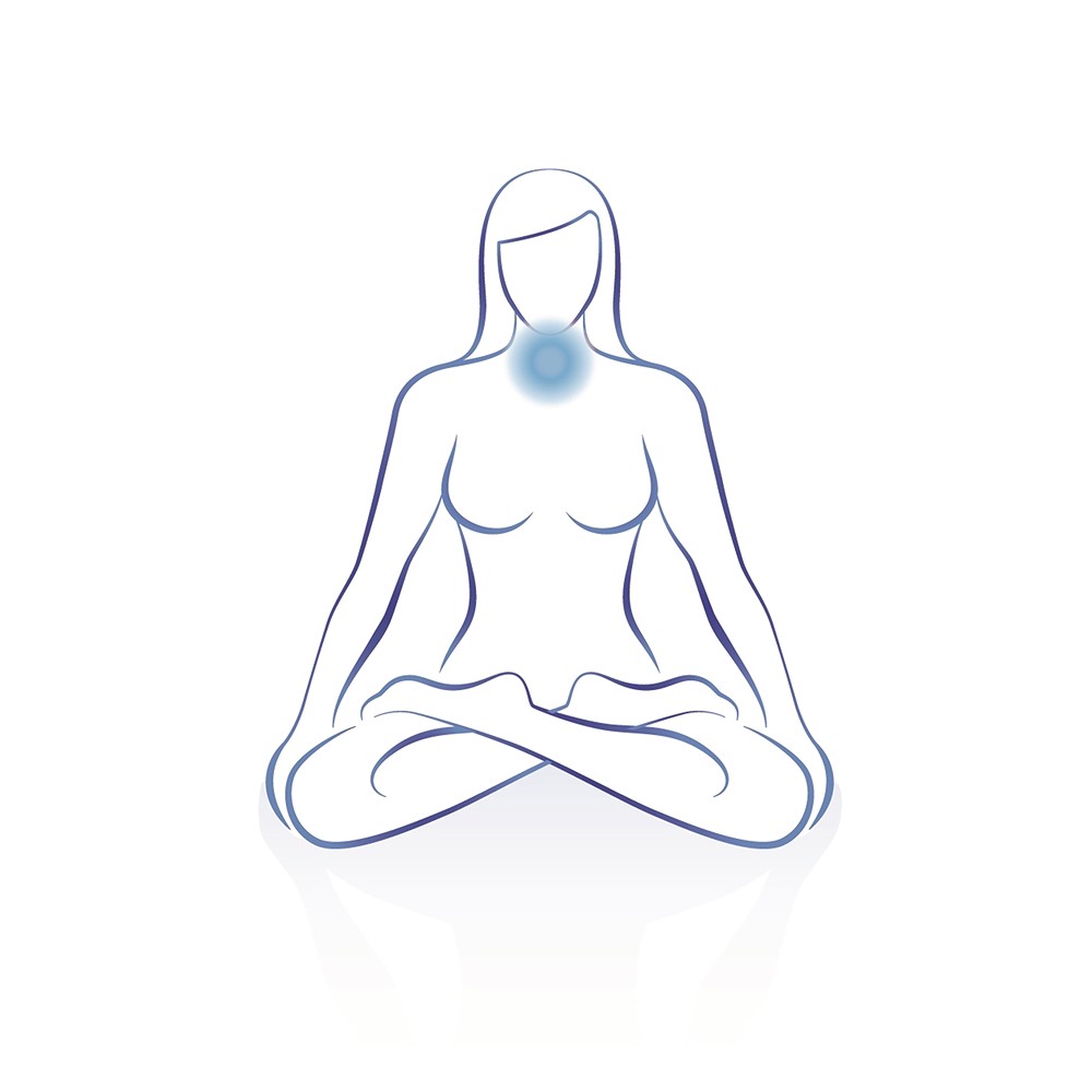 Blue Lace Agate gemstone mala (Vishuddha; throat chakra) | Marco Schreier