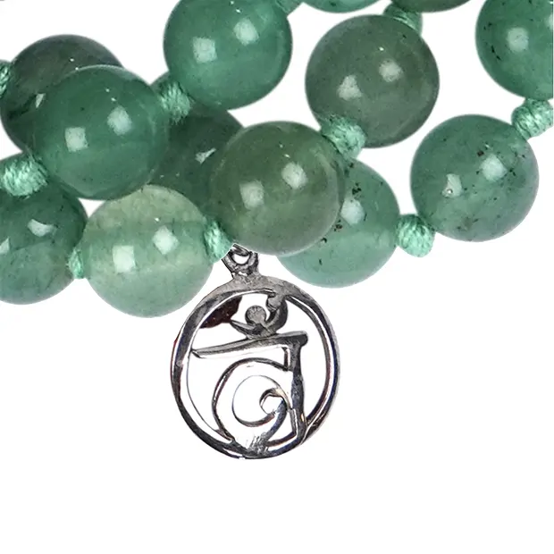 Edelstein-Mala Aventurin (Anahata; Herz-Chakra - Anti Stress) | Marco Schreier