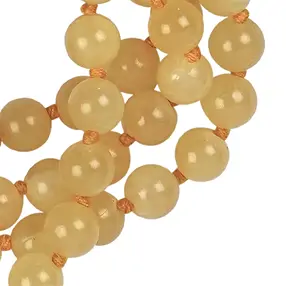 Gemma mala Calcite (arancione) (Manipura; chakra del plesso solare) | Marco Schreier