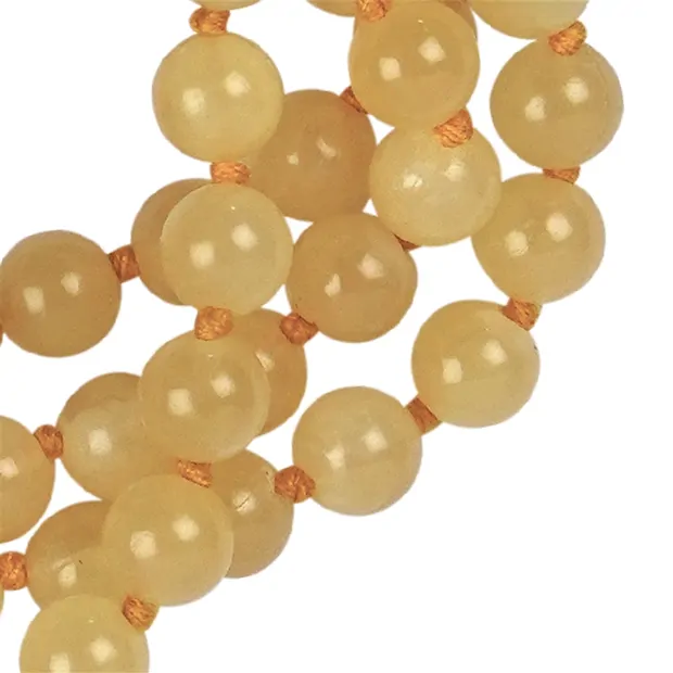 Malas en pierres précieuses Calcite orange (Manipura ; chakra du plexus solaire) | Marco Schreier