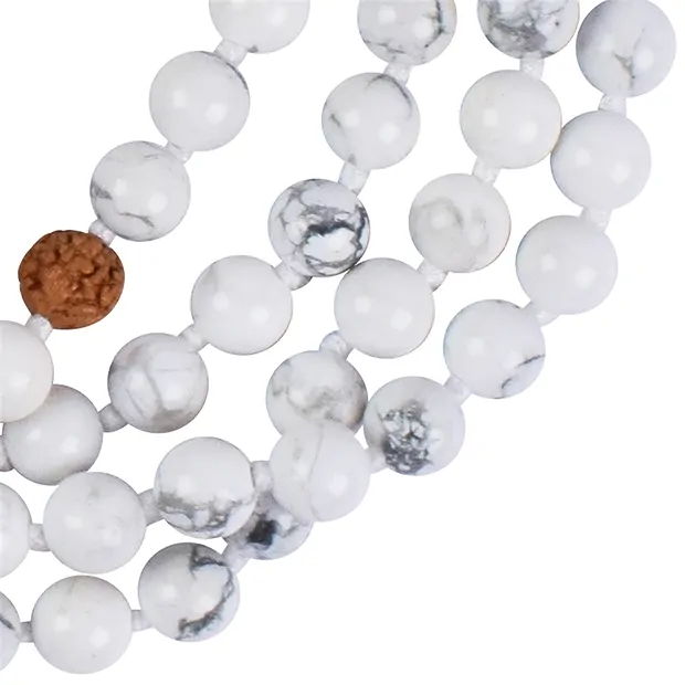 Gemstone mala Magnesite (serenity) | wholesaler gems, healing stones & jewelry