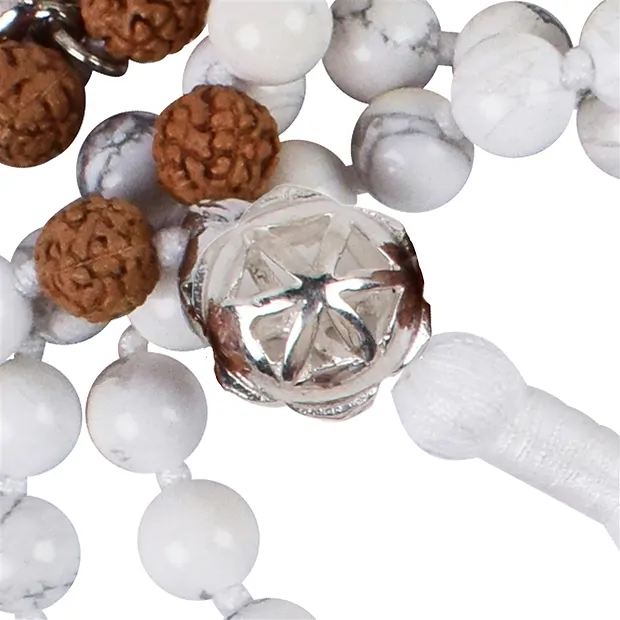 Gemstone mala Magnesite (serenity) | wholesaler gems, healing stones & jewelry