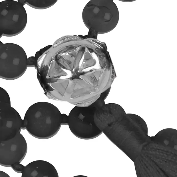 Gemstone mala Shungite (stab.) | minerals trade - gems, healing stones & jewelry