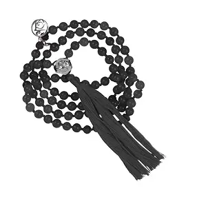Gemstone mala Shungite (stab.) | minerals trade - gems, healing stones & jewelry
