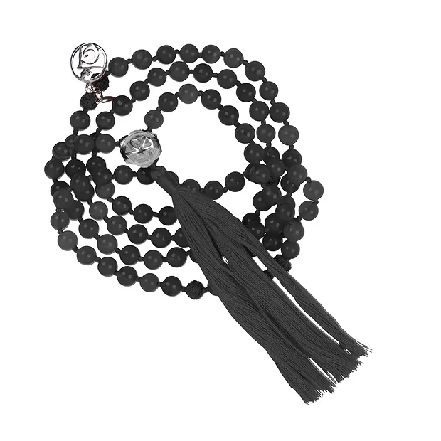 Gemstone mala Shungite (stab.) | minerals trade - gems, healing stones & jewelry