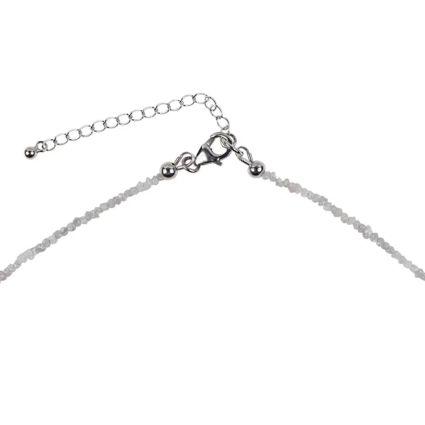 Kette Diamant (silber), Rohkristalle (2,0 - 2,5mm), rhodiniert | Marco Schreier