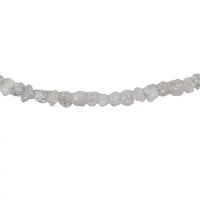 Chaîne Diamant (argent), cristaux bruts (2,0 - 2,5mm), rhodié | Marco Schreier