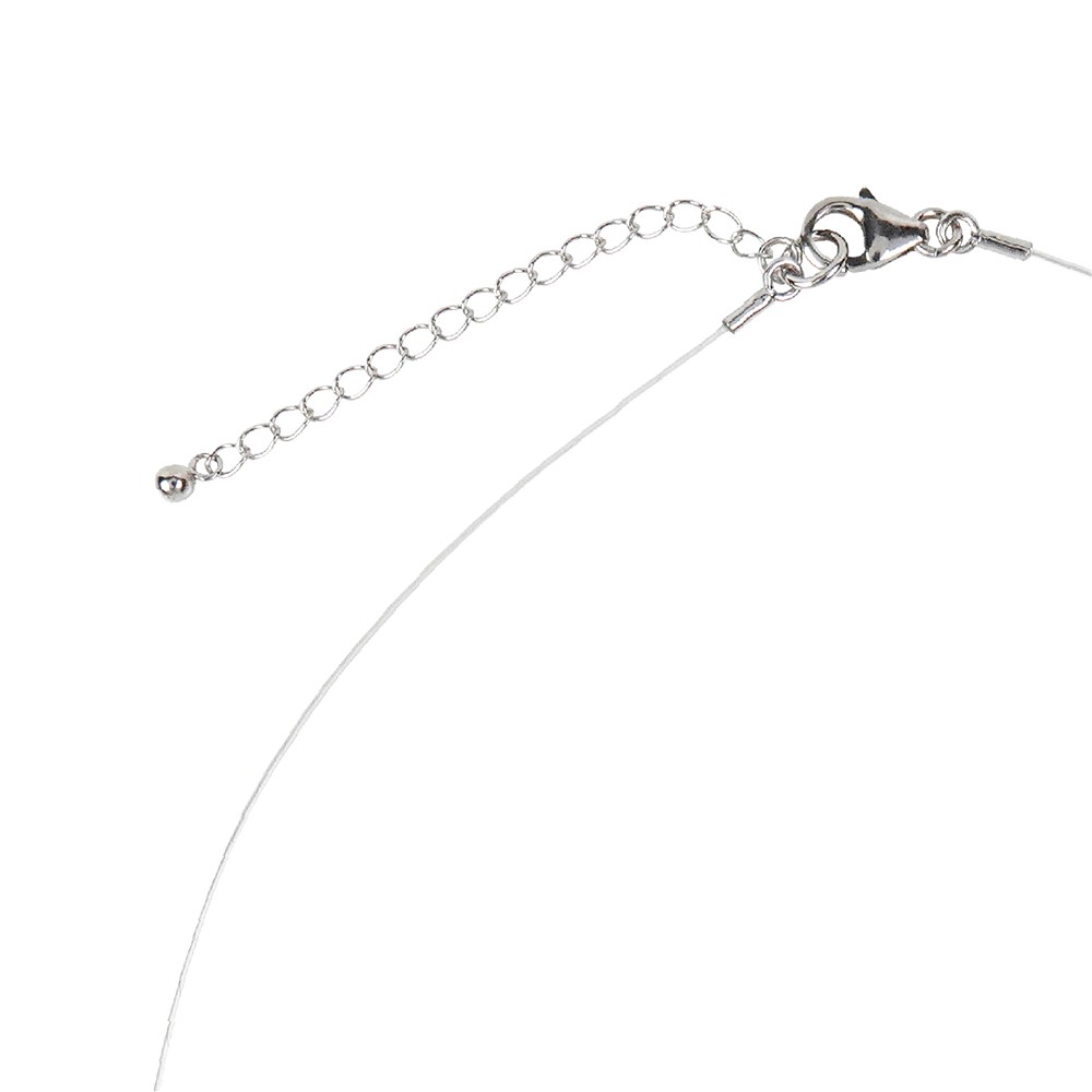 Atelierkette Bergkristall, Button/Kugeln, rhodiniert | Marco Schreier