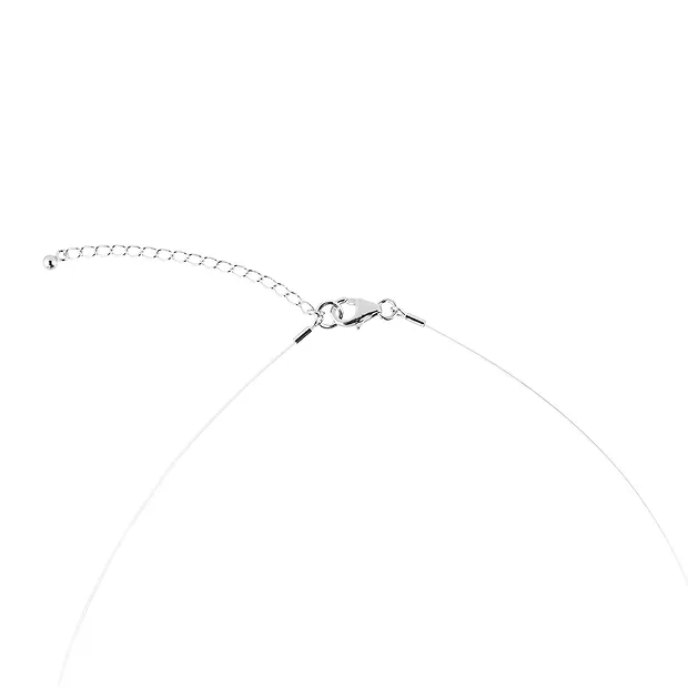 Necklace Spinel (black) Button faceted, silver rhodiniert, extension chain | Marco Schreier