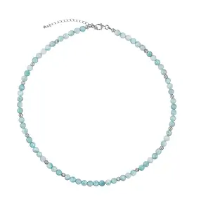 Catene di atelier Larimar, perle sfaccettate, rodiato | Marco Schreier