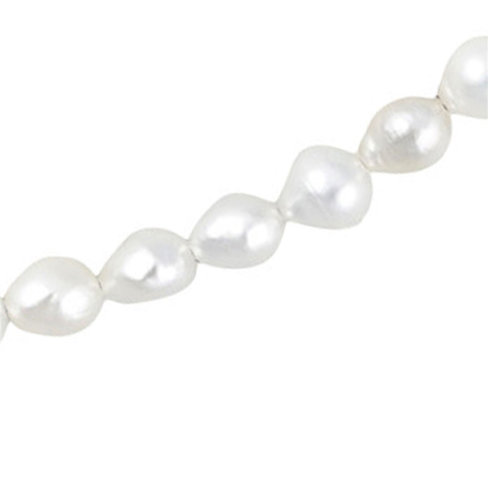 Collier d'atelier perle, boule Larimar, rhodié | Marco Schreier