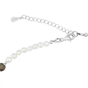 Collier de créateurs : perles, Tourmaline (polychrome), rhodié | Marco Schreier