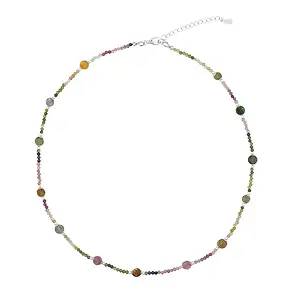Catene di atelier con tormalina (colorata), sfaccettata, rodiata | Marco Schreier