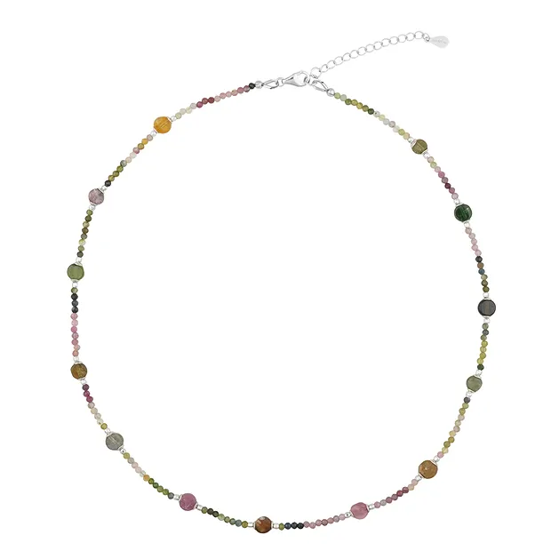Catene di atelier con tormalina (colorata), sfaccettata, rodiata | Marco Schreier
