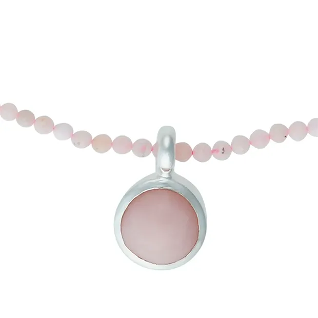 Atelier necklace Andean Opal, beads, round pendant | Marco Schreier