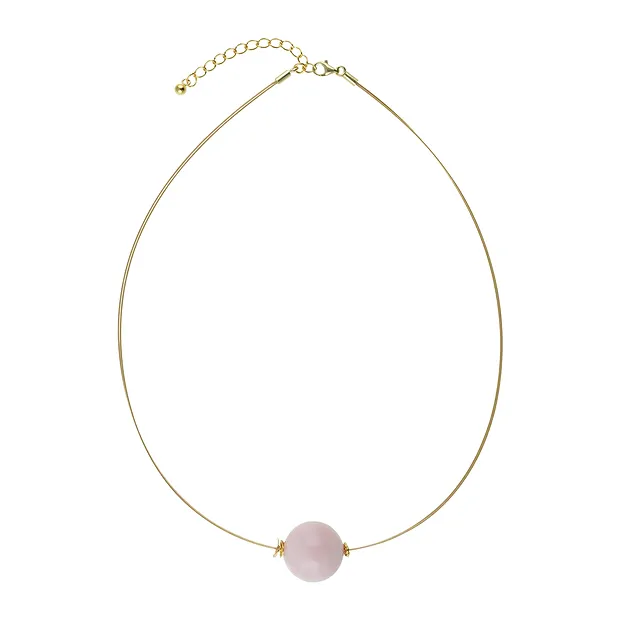 Atelier necklace Andean Opal, ball, gold-plated | gems, healing stones & jewelry