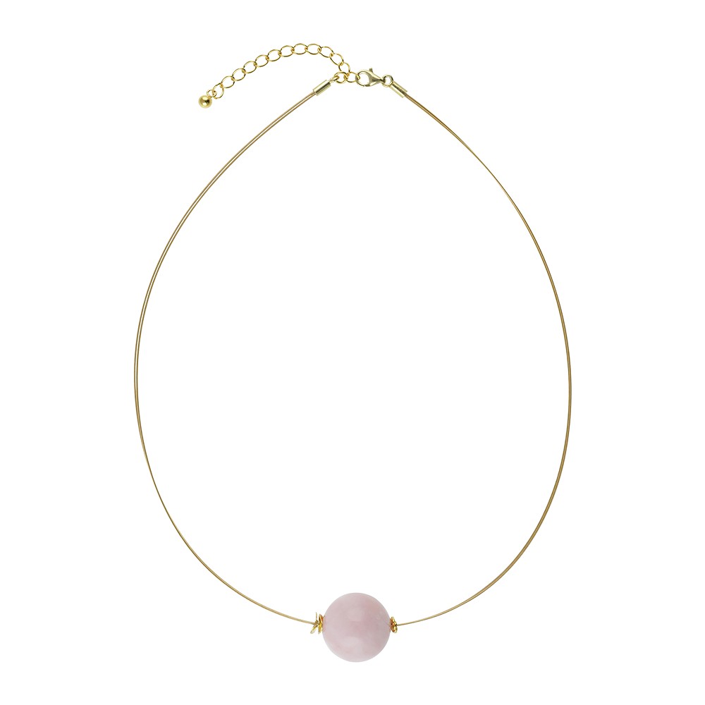 Collar Atelier Ópalo andino, bola, chapado en oro | Marco Schreier