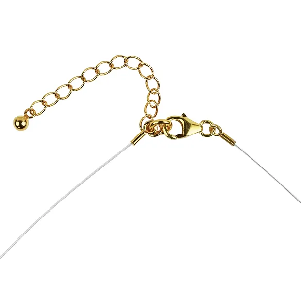 Collana di indigolite, perline, placcato oro, catena di prolungamento | Marco Schreier