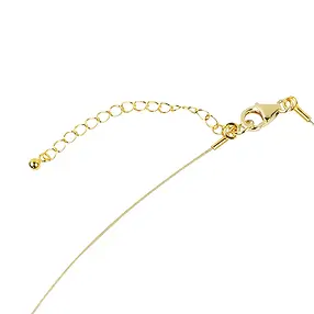 Tourmaline (multicolour) necklace, gold-plated silver, extension chain | Marco Schreier