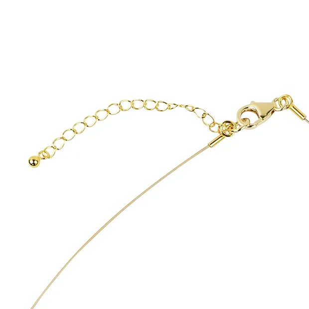 Collar turmalina (coloreada), plata dorada, cadena extensible | Marco Schreier