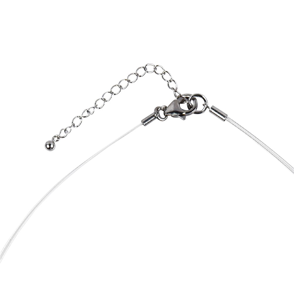 Colliers Corail fossilisé serti, rhodié, Chaîne d'extension | Marco Schreier