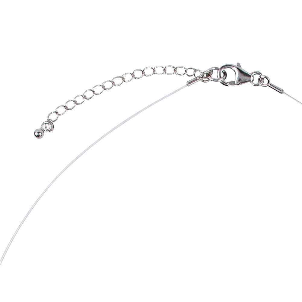 Collana con tormalina (rosa), argento rodiato, catena di prolungamento | Marco Schreier