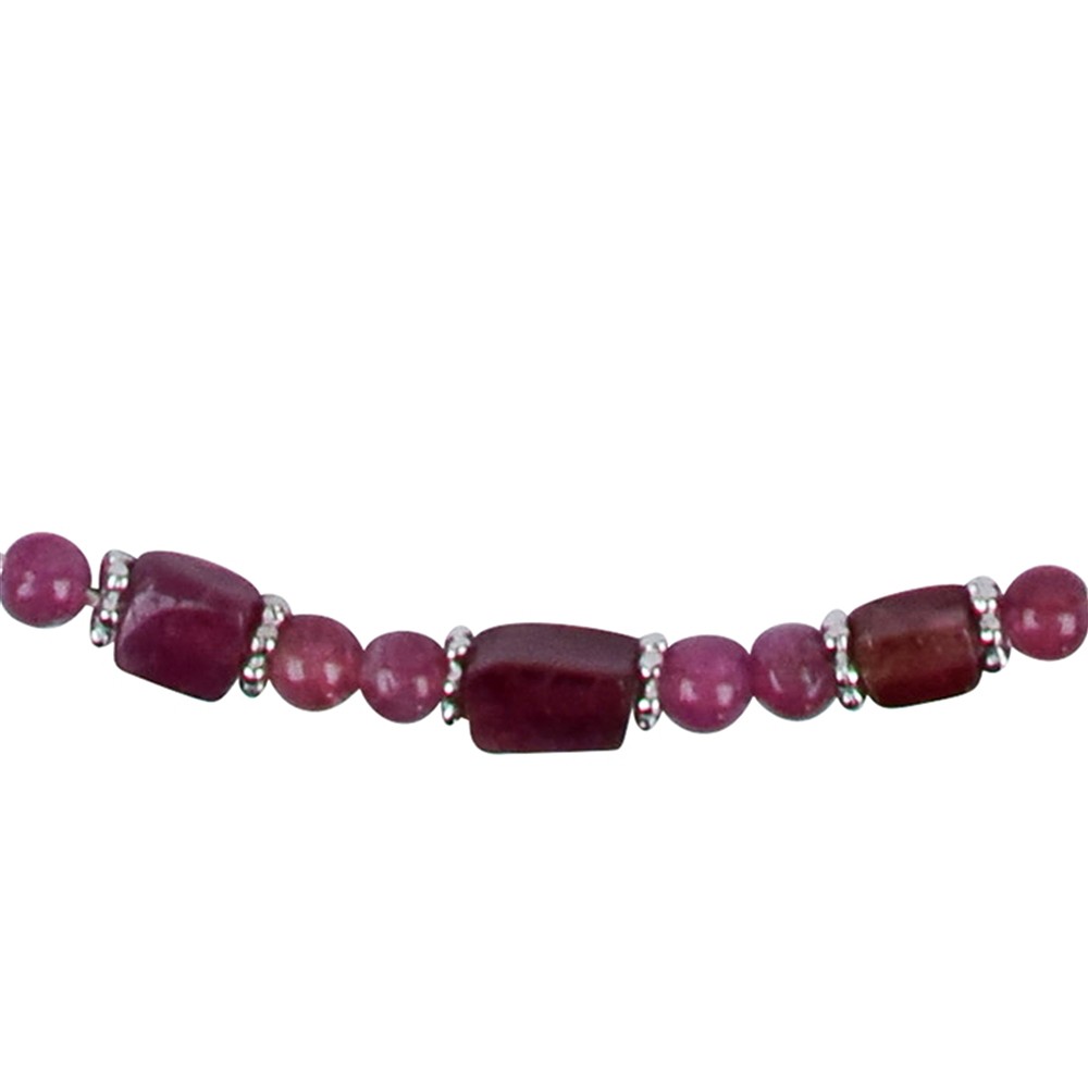 Collana con tormalina (rosa), argento rodiato, catena di prolungamento | Marco Schreier