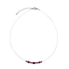 Collar turmalina (rosa), plata rodinada, cadena extensible | Marco Schreier