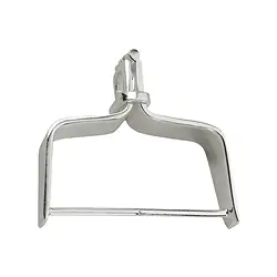 242002110080 Change Arc with ring, silver-plated brass, 17 x 08mm (small) | Marco Schreier