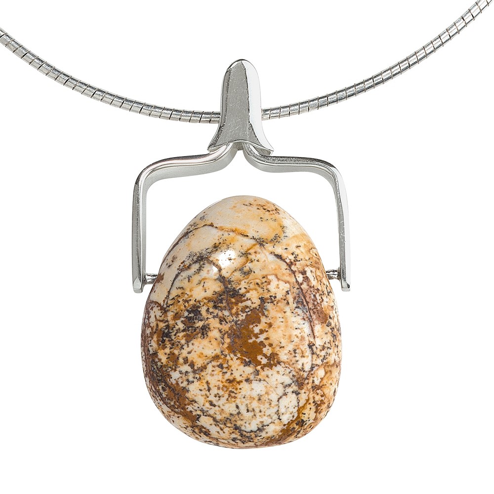 Arco intercambiable con tapa, latón plateado, 17 x 8 mm (pequeño) | Marco Schreier