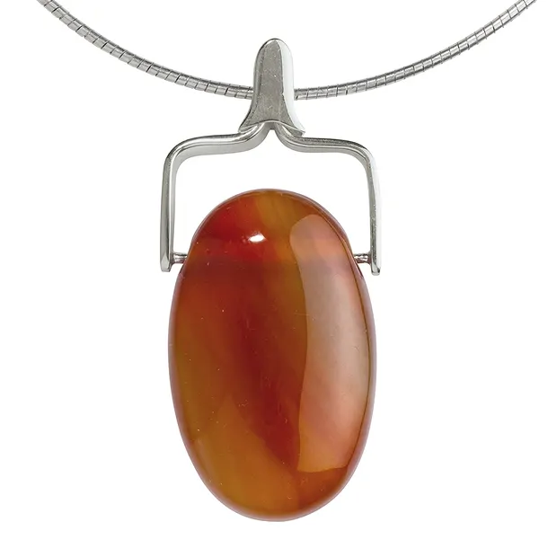 Fiocco intercambiabile con cappuccio, ottone argentato, 20 x 9 mm (medio) | Marco Schreier