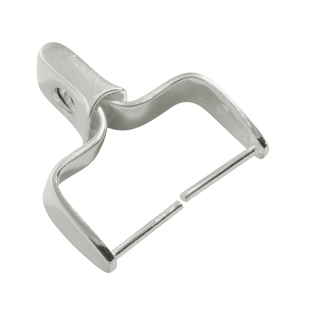 Change Arc with cap, silver-plated brass, 20 x 9mm (medium) | Marco Schreier