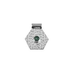 242005090050 Anhänger Smaragd, Sechseck, 2,0cm | Großhändler Edelsteine, Heilsteine & Schmuck