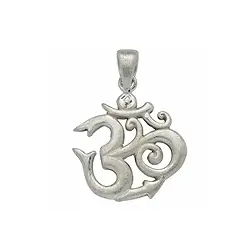 242005100036 Pendentif "Om", 2,5cm | Pierres précieuses, pierres thérapeutiques & bijoux